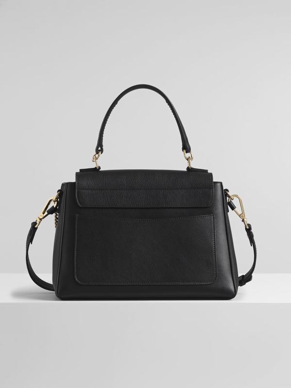 Chloé Bolsos Mujer Faye Day Negras Suede Cowhide WIRS92453